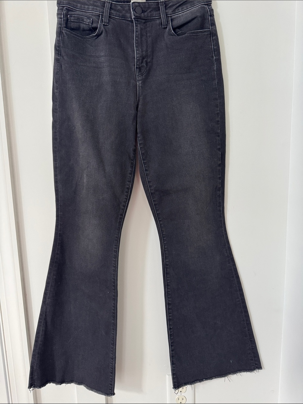 L Agence Stretch Wide leg Jeans Size 28